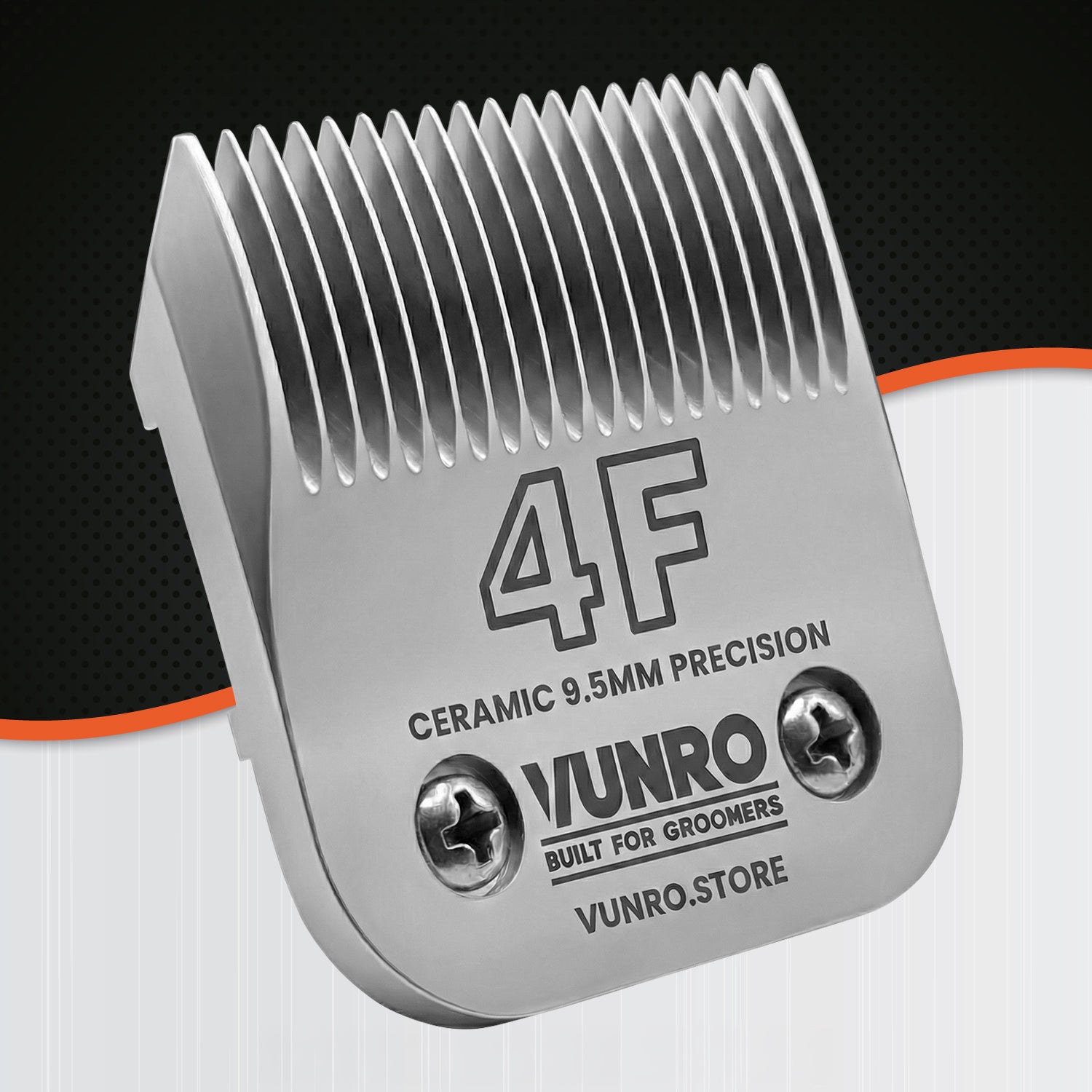 4F Ceramic Dog Clipper Blade (9.5 mm) by VUNRO