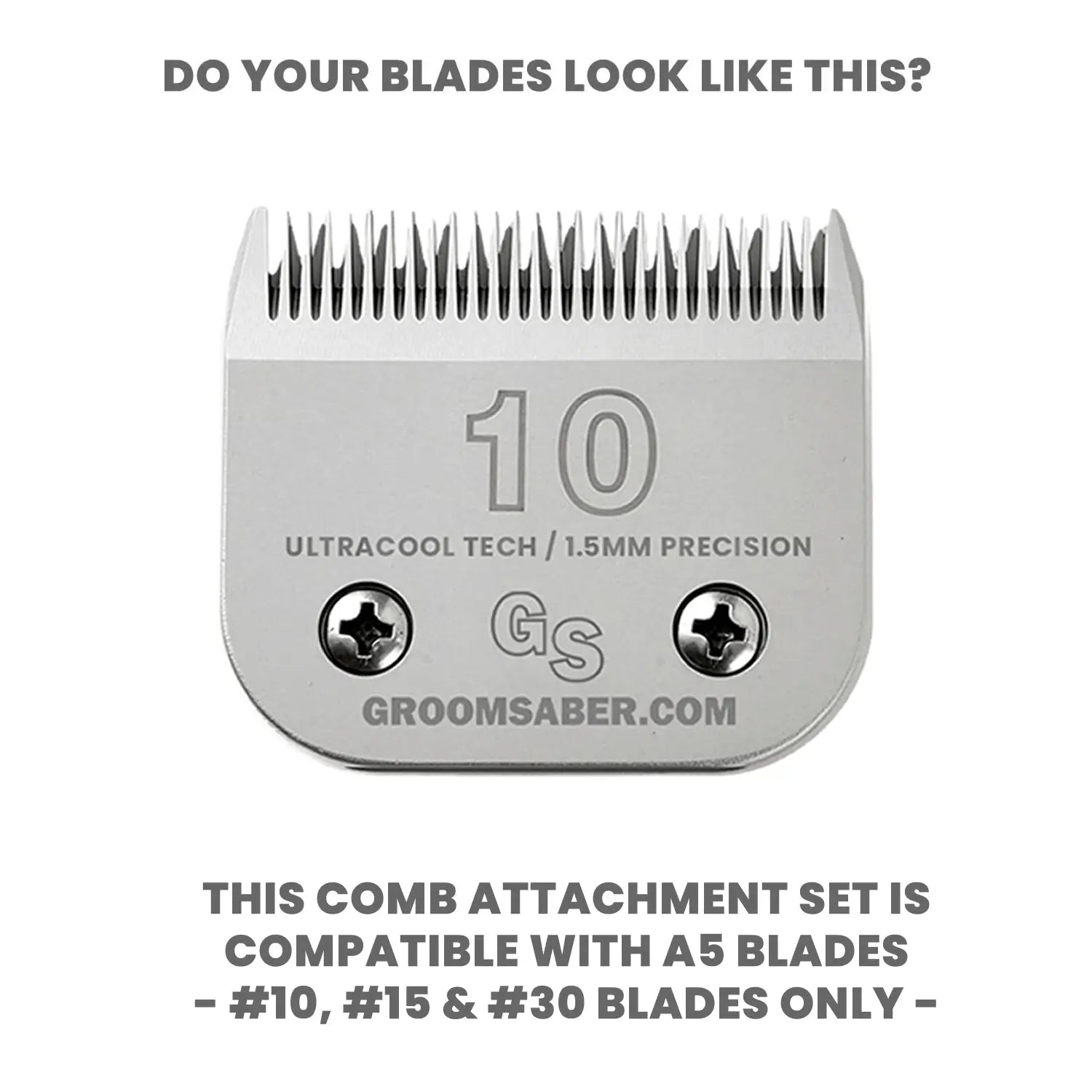 Nine Piece Guard Comb Set (A5 Blade Compatible) by VUNRO