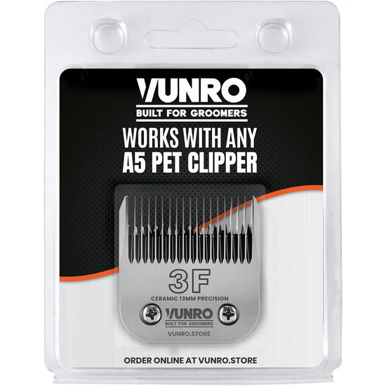 Full Set of Ceramic Clipper Blades with IvoryEdge Cutters by VUNRO