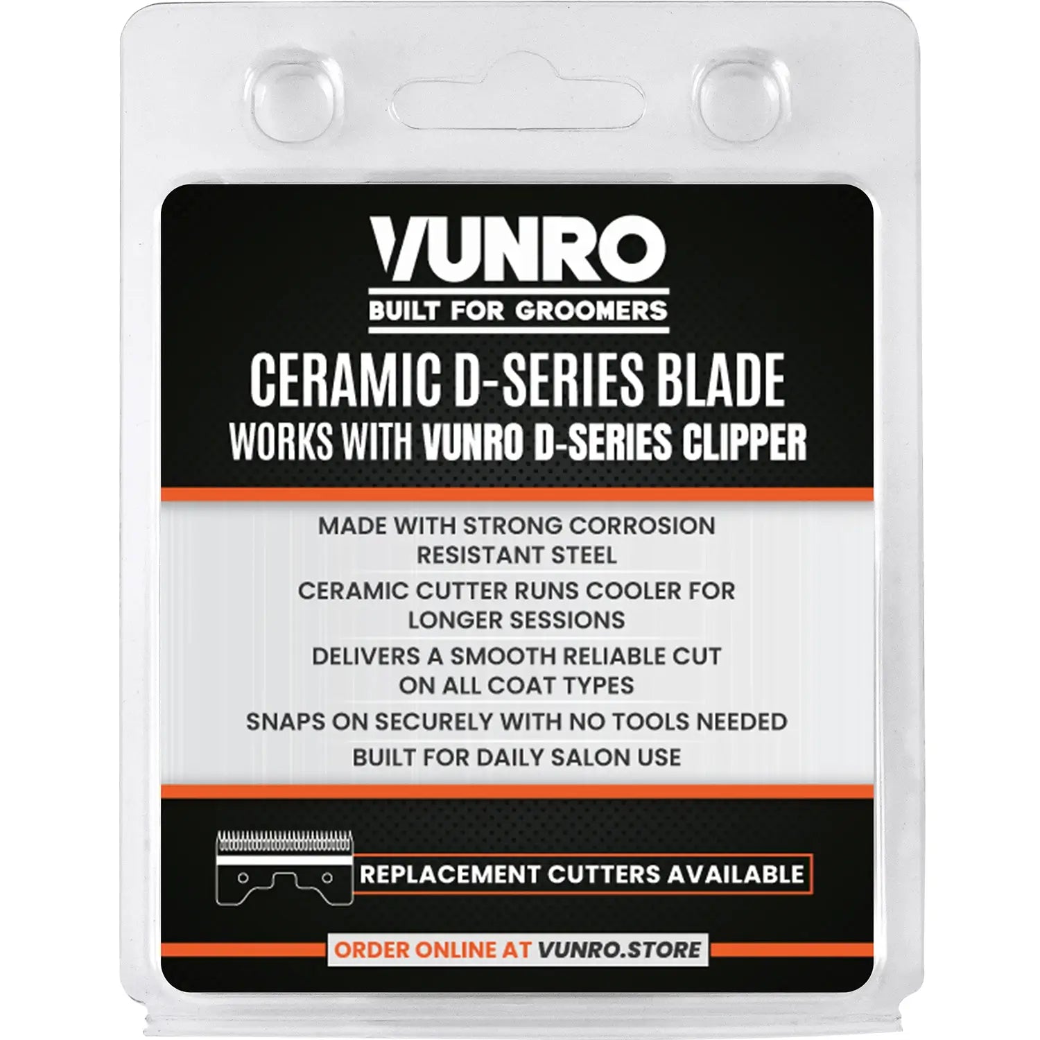 4F Ceramic D-Series Dog Clipper Blade (9.5 mm) by VUNRO